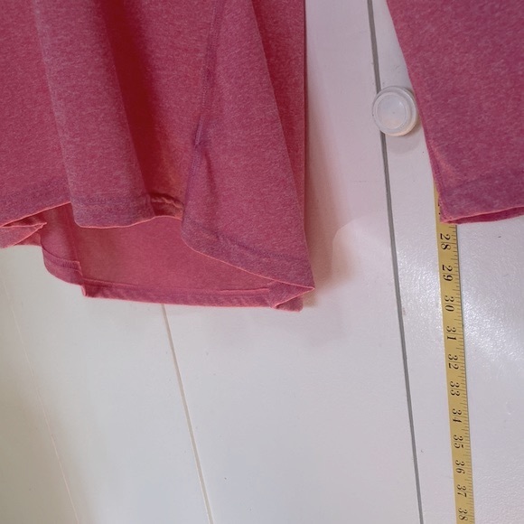 HANES SPORT Performance Pink Long Sleeve Hi Low Tunic NEW Womens Size Large - Picture 8 of 11